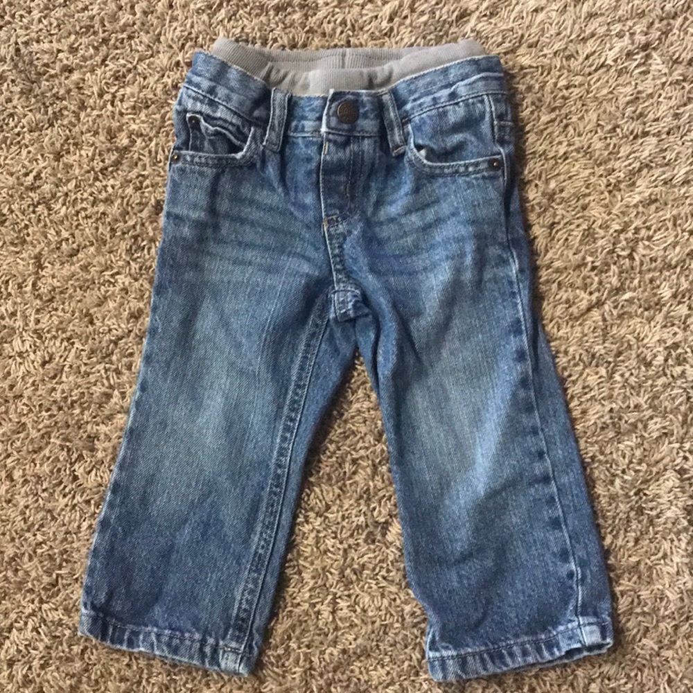 Toddler comfort strap jeans